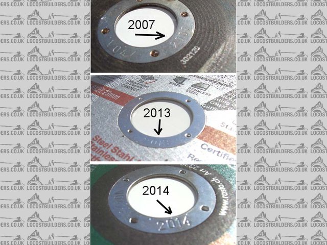 Cutting disc dates